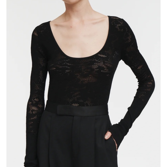 Maria McManus ballet lace top- black Small- NWT - Picture 1 of 2